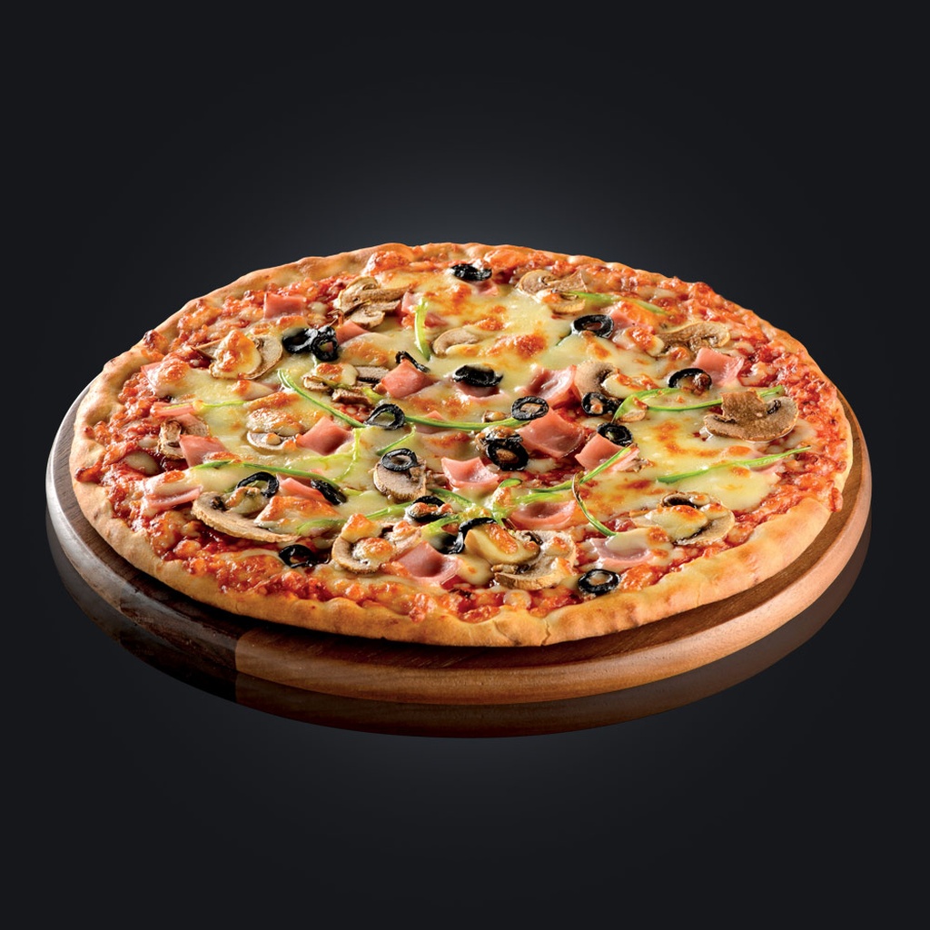 Грибы и ветчина/Capricciosa