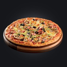 Грибы и ветчина/Capricciosa